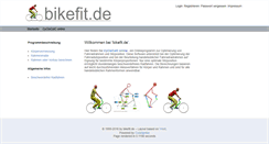 Desktop Screenshot of bikefit.de